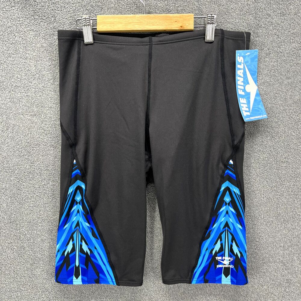 The‎ Finals Shorts Mens 36 Black Blue Jammer Grabbag Swimwear Bottoms